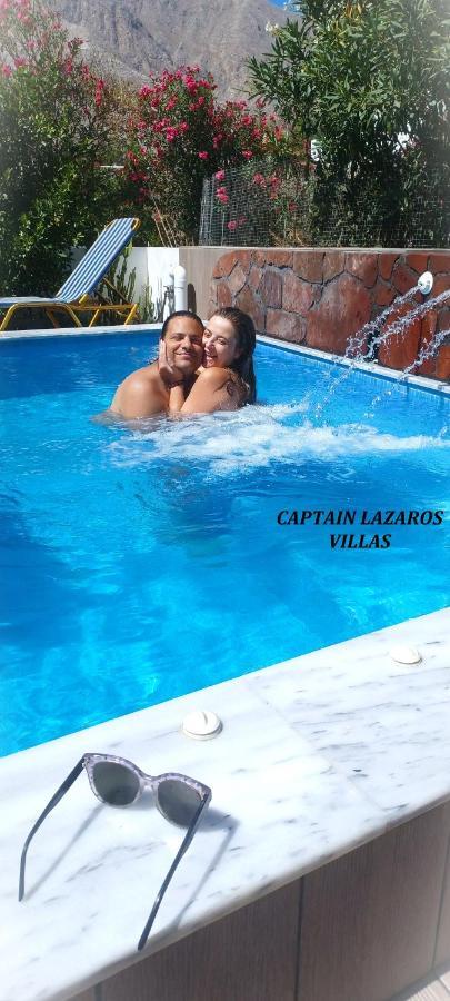 Welcome To Captain Lazaros 2Storey Unique Design Pool-Jacuzzi Villa Structured As A Private Resort Within A 500 Sqm Plot Just Steps From The Famous Black Beach-Balcony With Seaview -Private Parking Perissa  Exterior foto